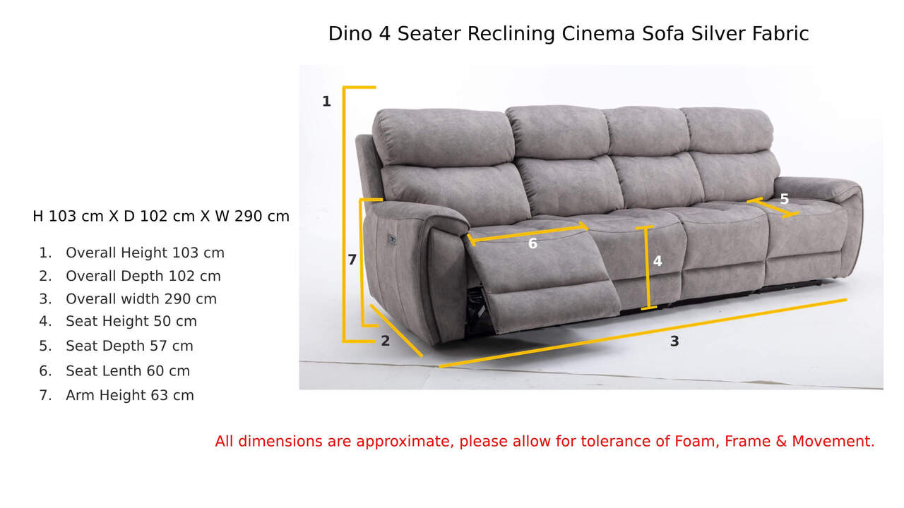 Reclining Sofa Sizes