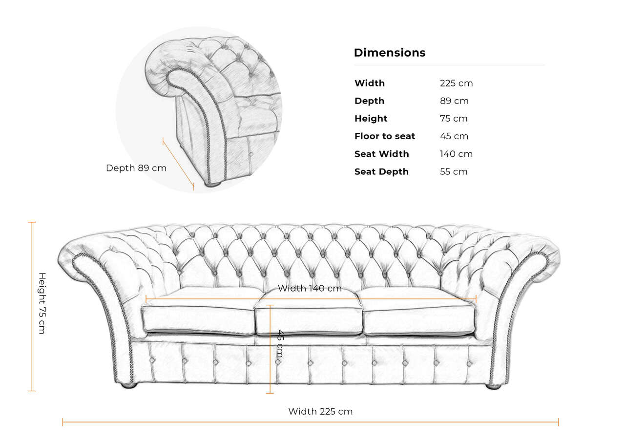 Three-Seater Sofa Sizes