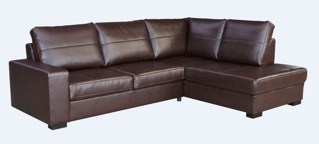 westpoint leather corner sofa