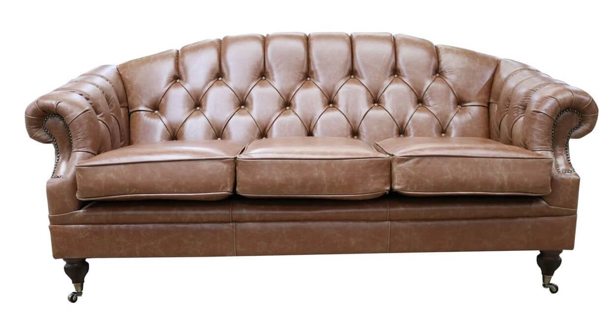 chesterfield victoria leather sofa new england saddle