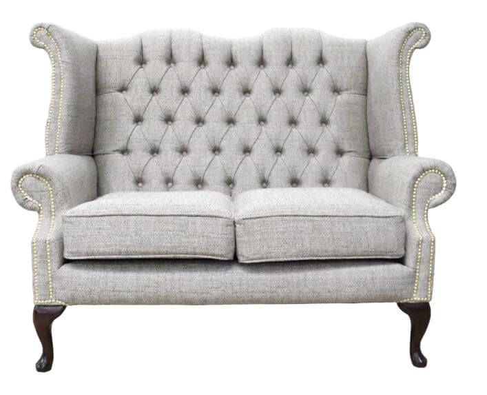 Classic Chesterfield Sofa in Tweed Luxurious and Stylish  %Post Title