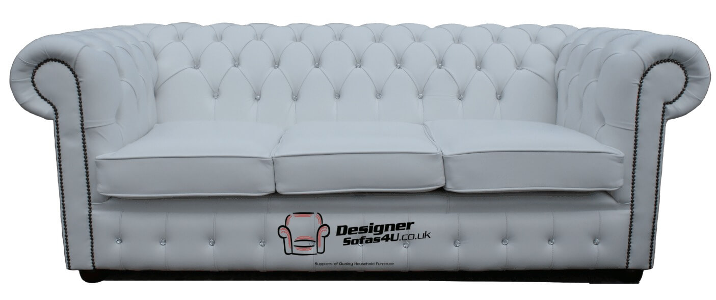 Luxury White Chesterfield Sofa A Pristine Classic for Any Room  %Post Title