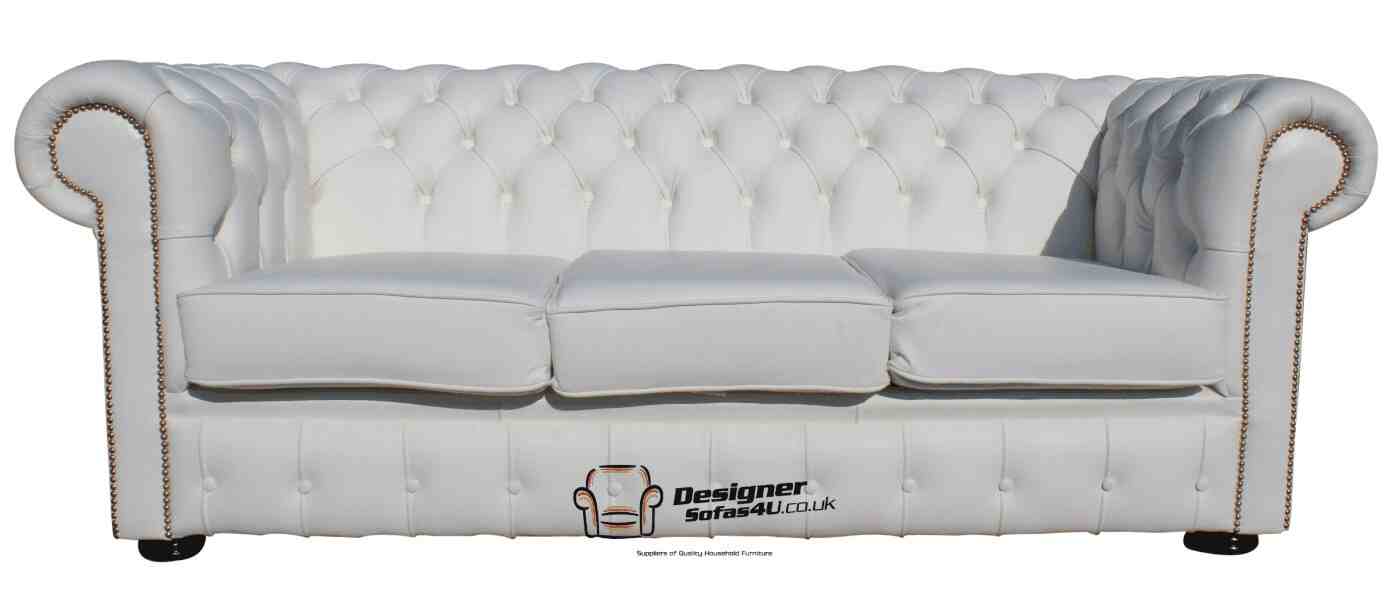 Luxury White Chesterfield Sofa A Pristine Classic for Any Room  %Post Title