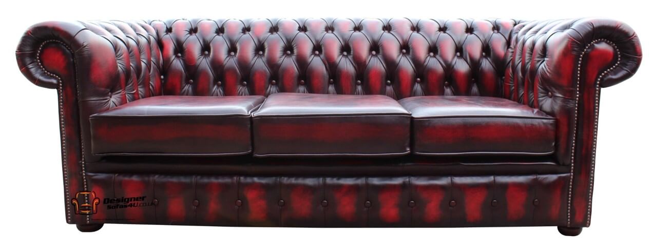 Chesterfield Leather Loveseat Sophisticated Two-Seater Sofa for Modern Living  %Post Title