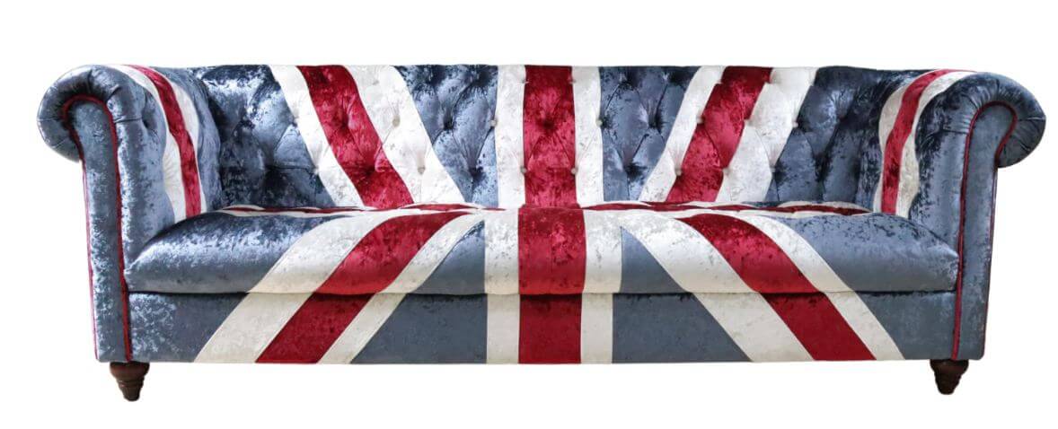 Chesterfield Sofas with UK Flag Patriotic Style Meets Classic Design  %Post Title