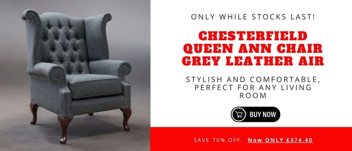 Chesterfield Queen Anne Chair Leather Offer