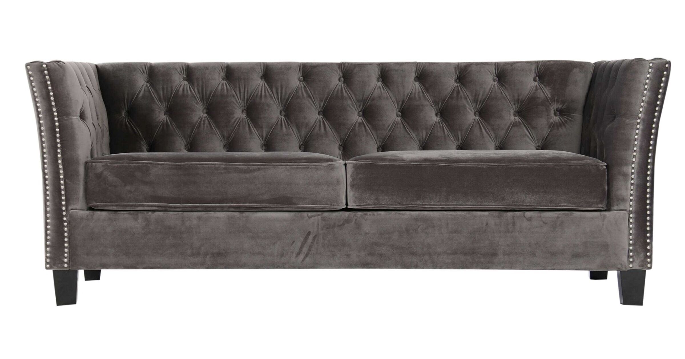 Chesterfield York 3 Seater Flat Pack Sofa Grey Velvet Designer Sofas 4U   Chesterfield York 3 Seater Sofa Grey Velvet (1200x630 Ffffff) 