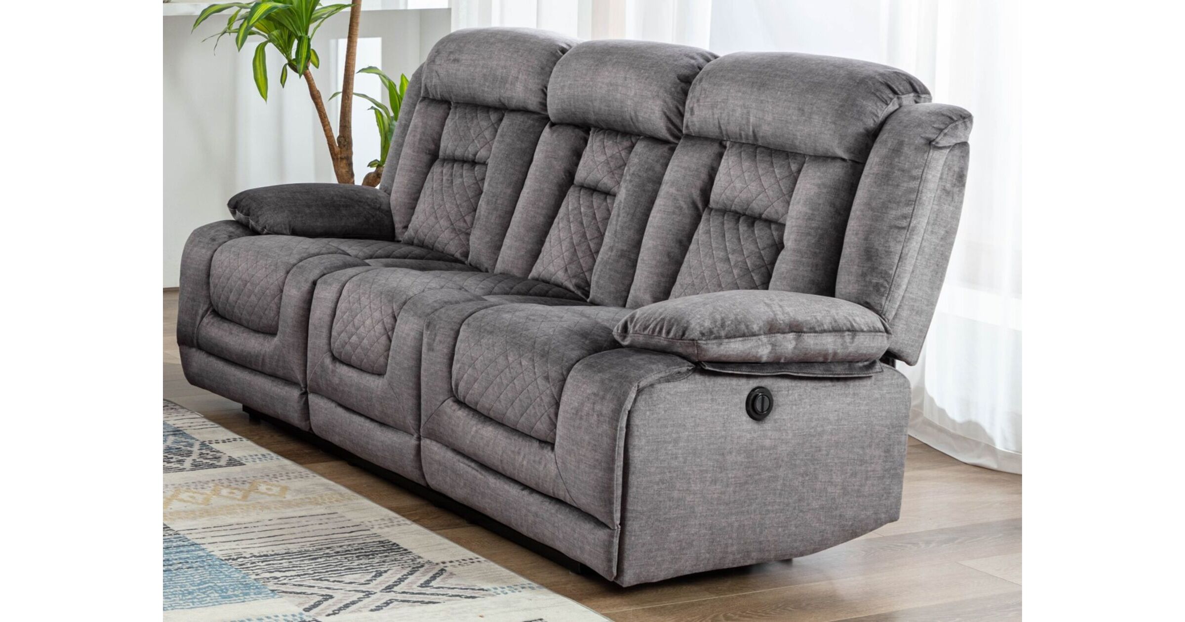 4 seater deals lounge with recliners