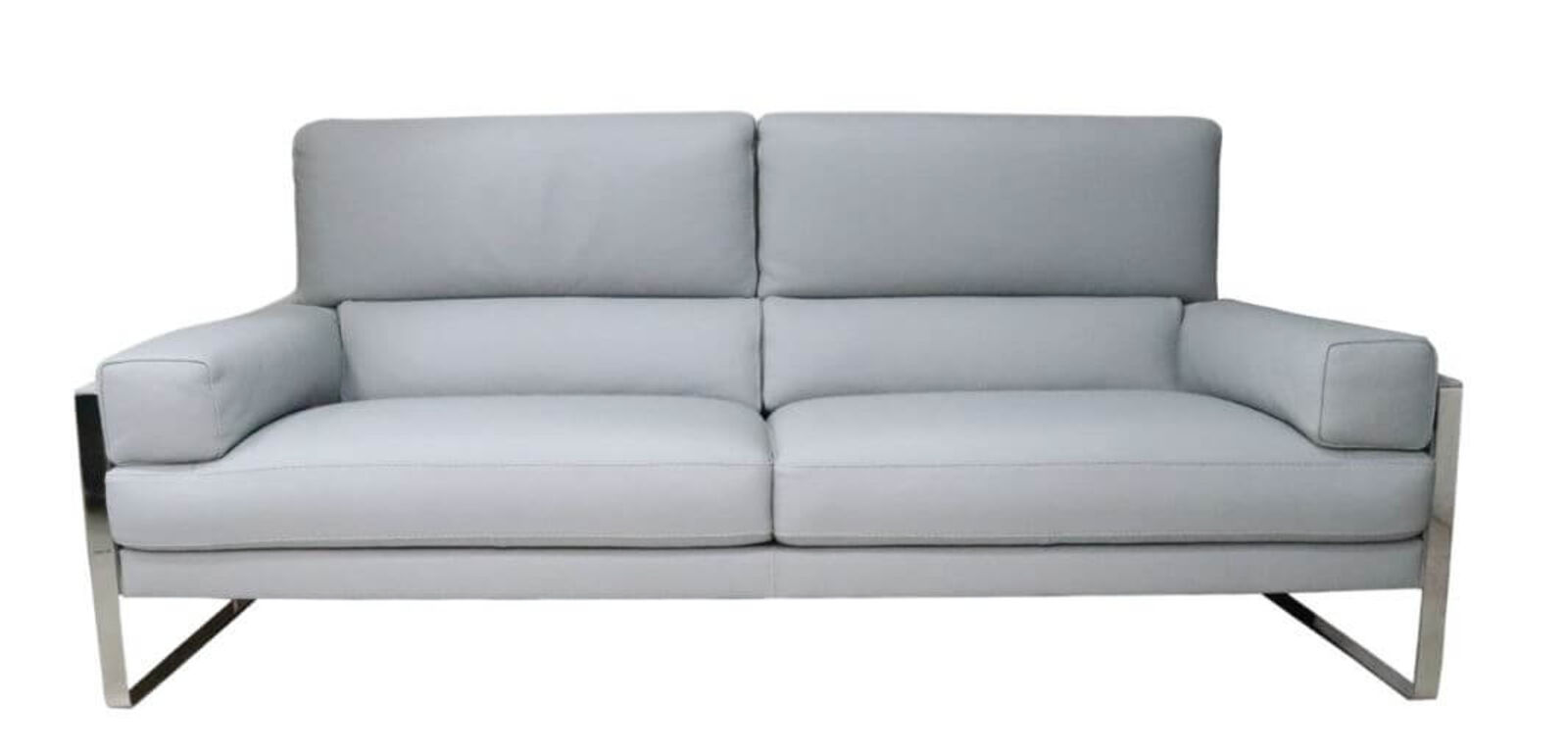 Product photograph of Romeo Italian Modern Leather 3 Seater Sofa Settee Bull Amp Hellip from Designer Sofas 4U