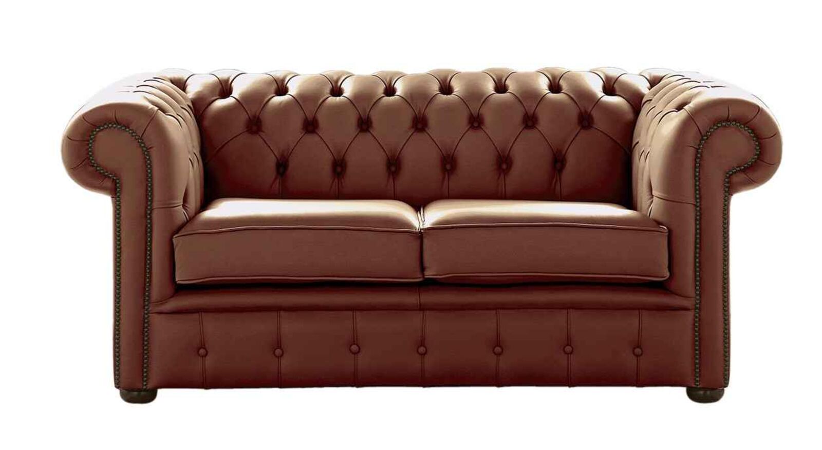 Product photograph of Chesterfield 2 Seater Shelly Castagna Leather Sofa Settee from Designer Sofas 4U