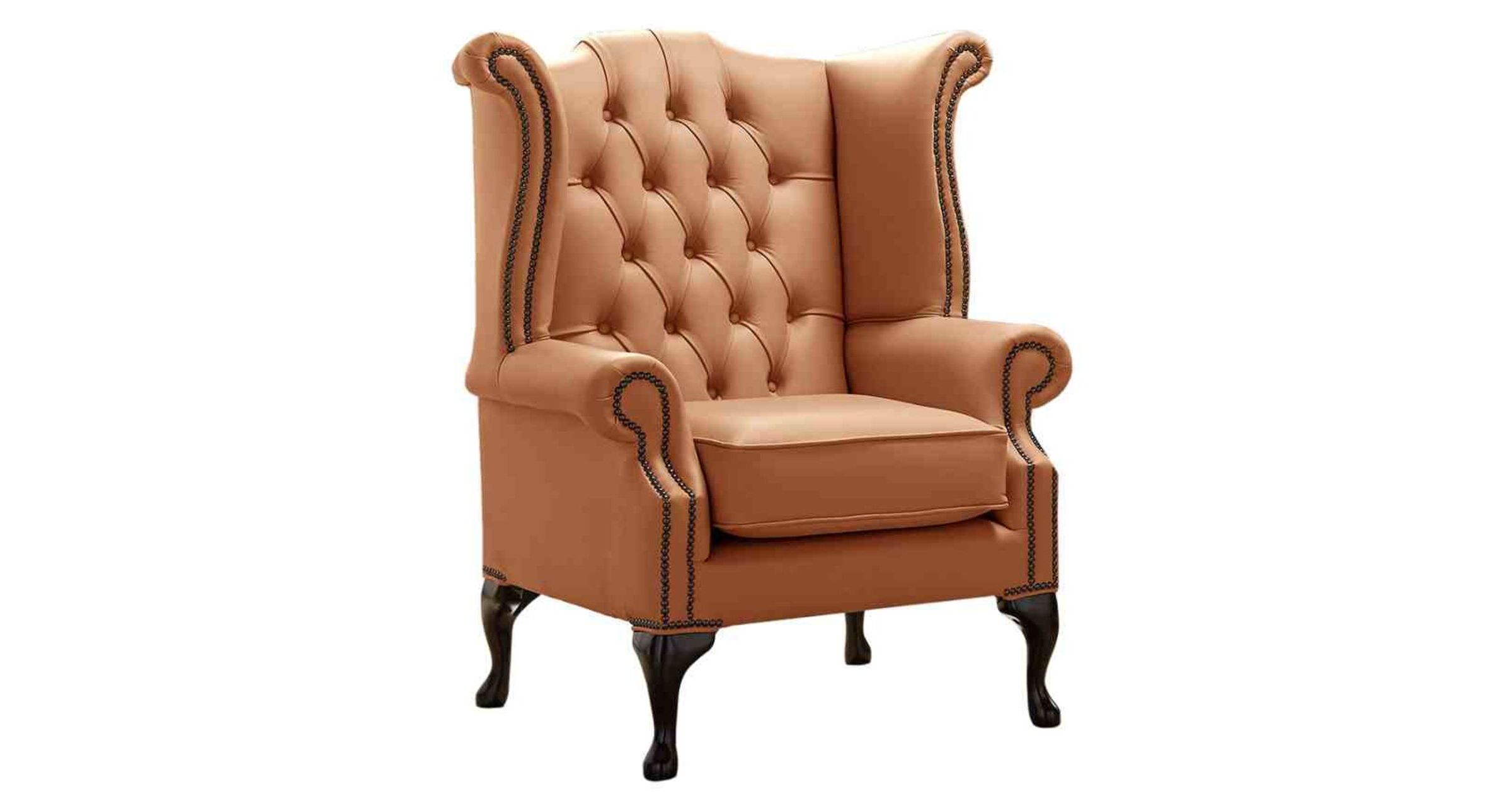 queen anne saddle chair