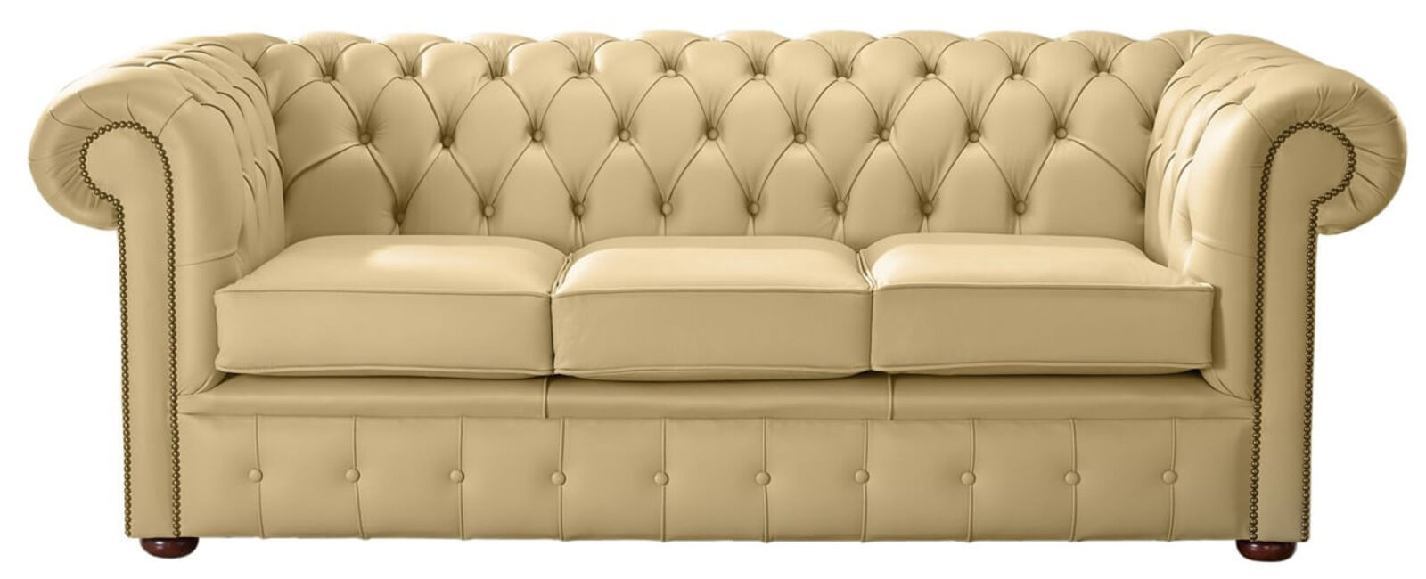 Product photograph of Chesterfield Handmade Leather Shelly Angel 3 Seater Sofa Settee from Designer Sofas 4U