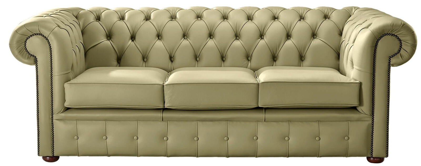 Product photograph of Chesterfield Handmade Leather Shelly Golders Green 3 Seater Sofa Settee from Designer Sofas 4U