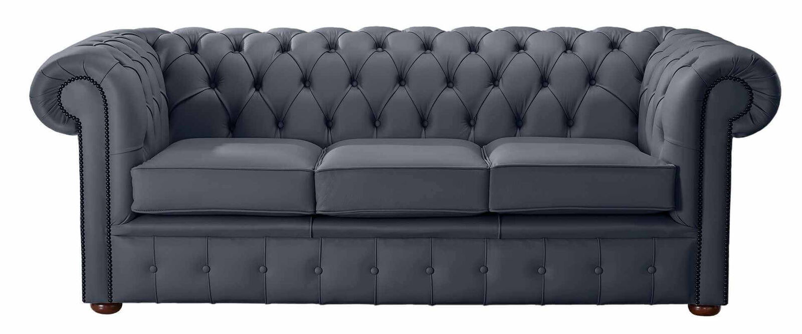 Product photograph of Chesterfield Handmade Leather Shelly Knight 3 Seater Sofa Settee from Designer Sofas 4U