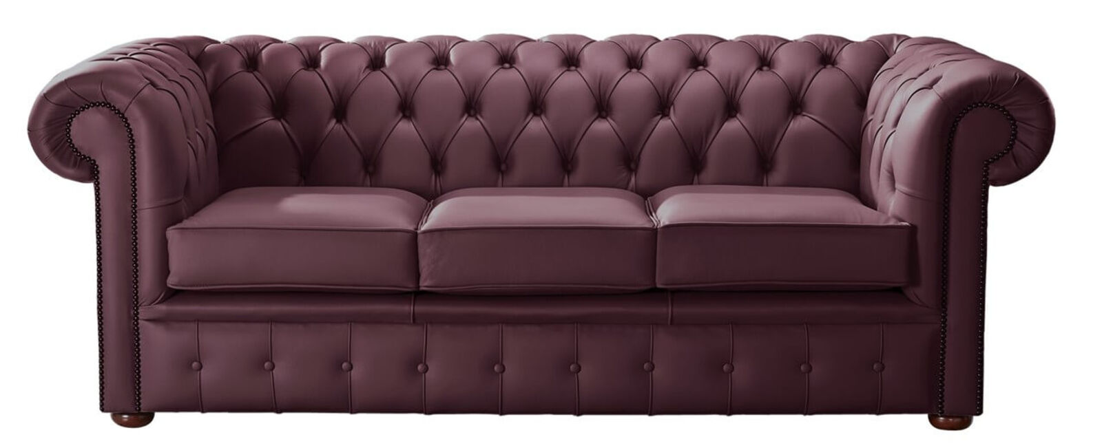 Product photograph of Chesterfield Handmade Leather Shelly Philly 3 Seater Sofa Settee from Designer Sofas 4U