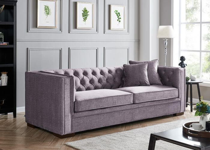 Slate deals grey couch