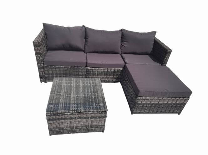 avignon 3 seater rattan