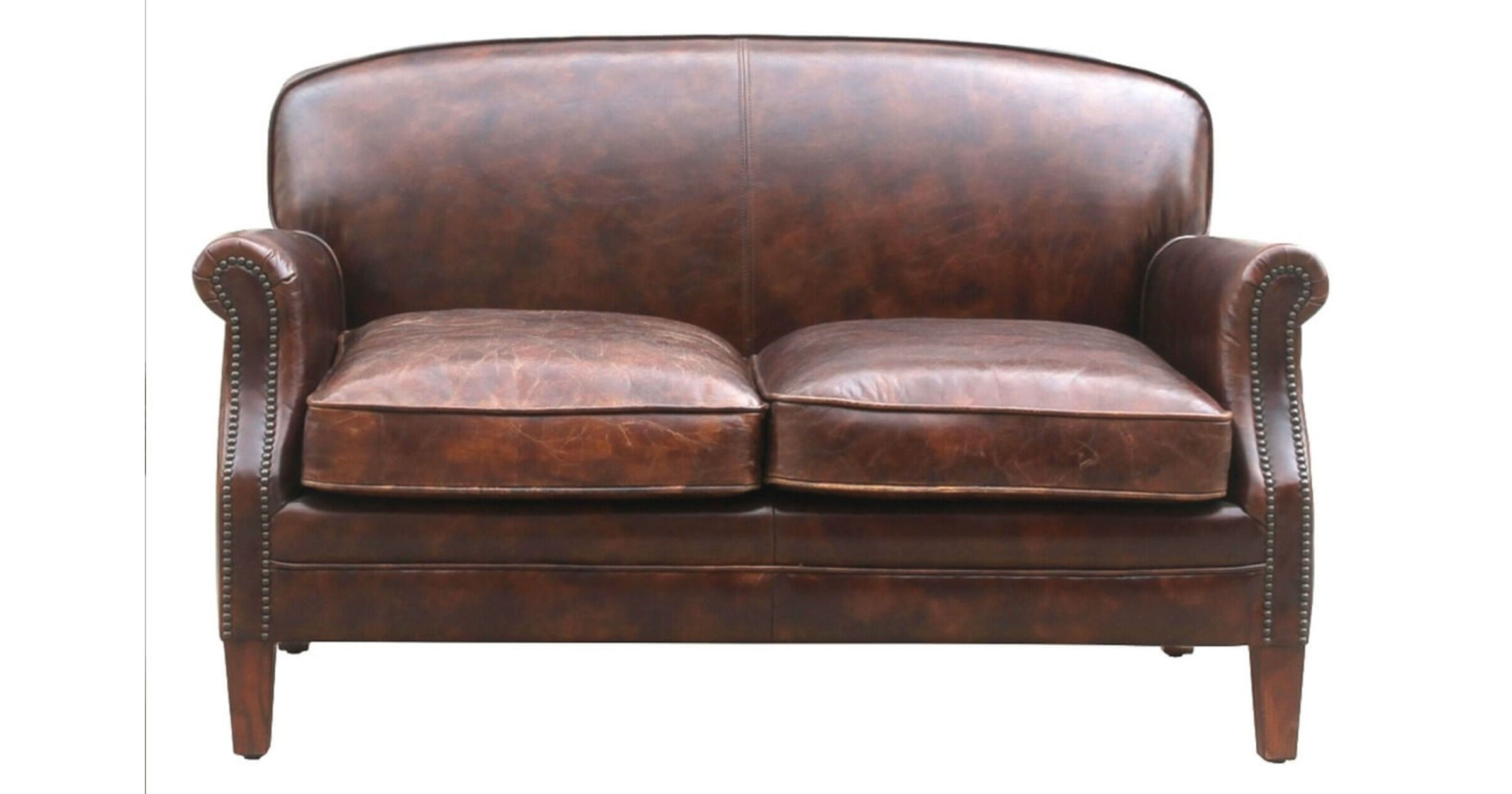 Camber Vintage Distressed Leather Sofa | Designer Sofas4u