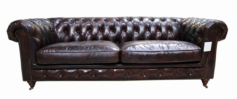 3 Seater Large Chesterfield Sofa - Designer Sofas 4U