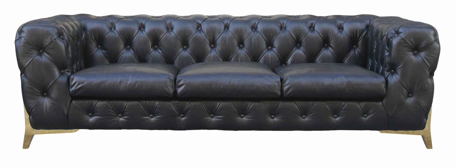 Product photograph of Chesterfield Piloti 3 Seat Tufted Vintage Distressed Leather Sofa from Designer Sofas 4U