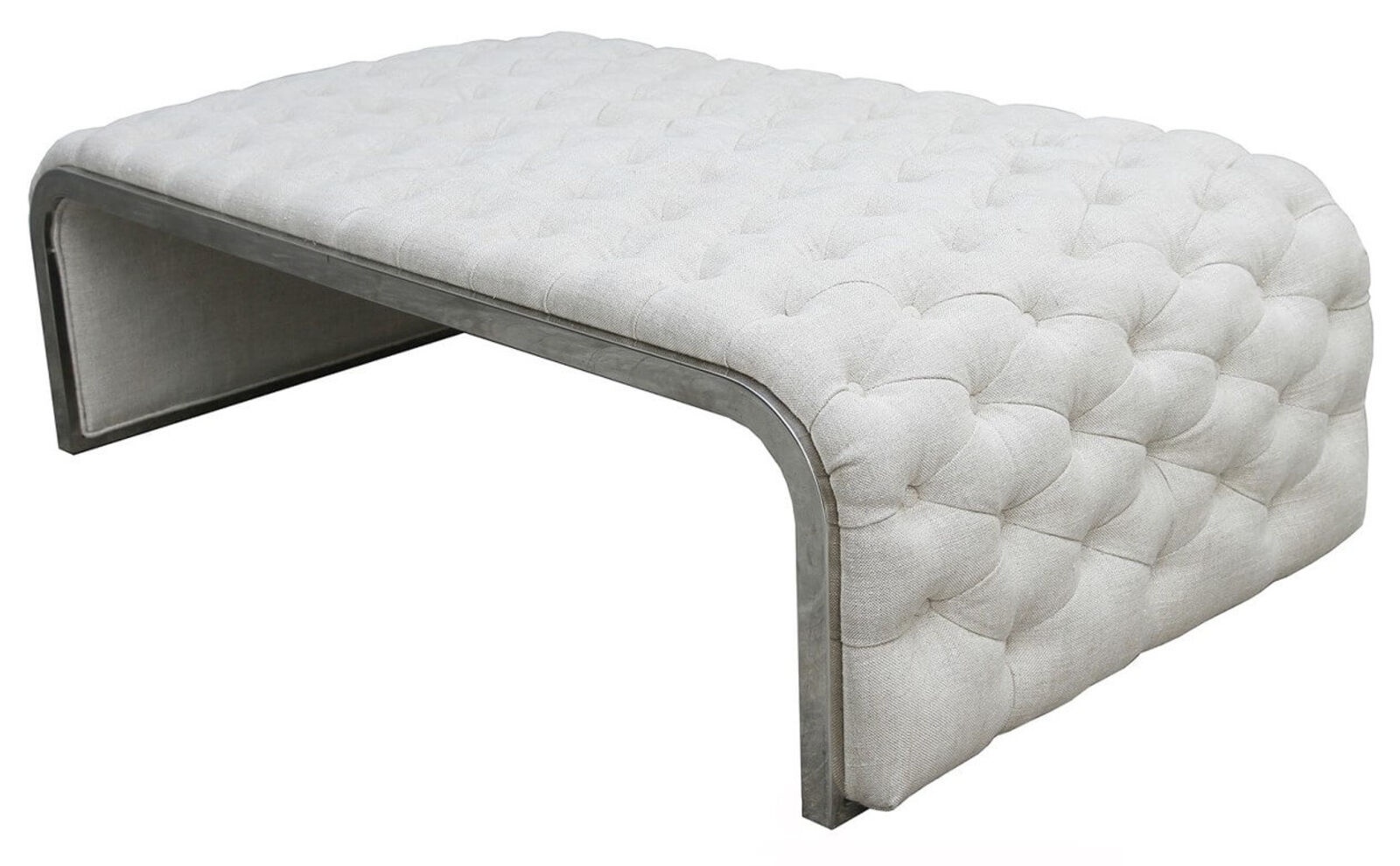 Product photograph of Chesterfield Vintage Footstool from Designer Sofas 4U