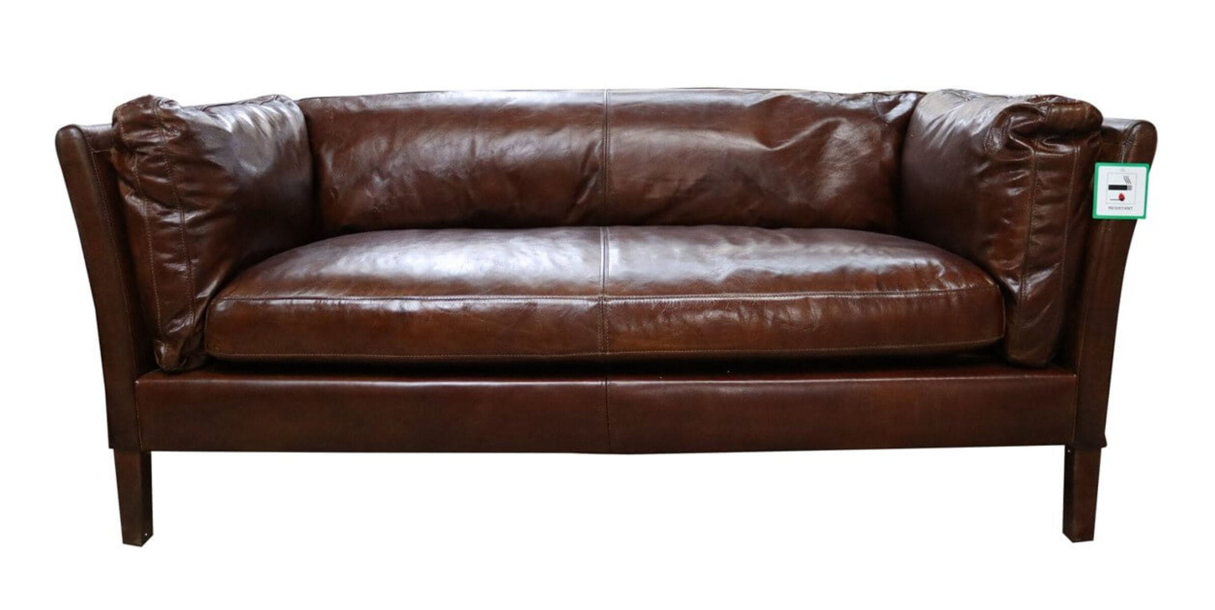 groucho small leather sofa