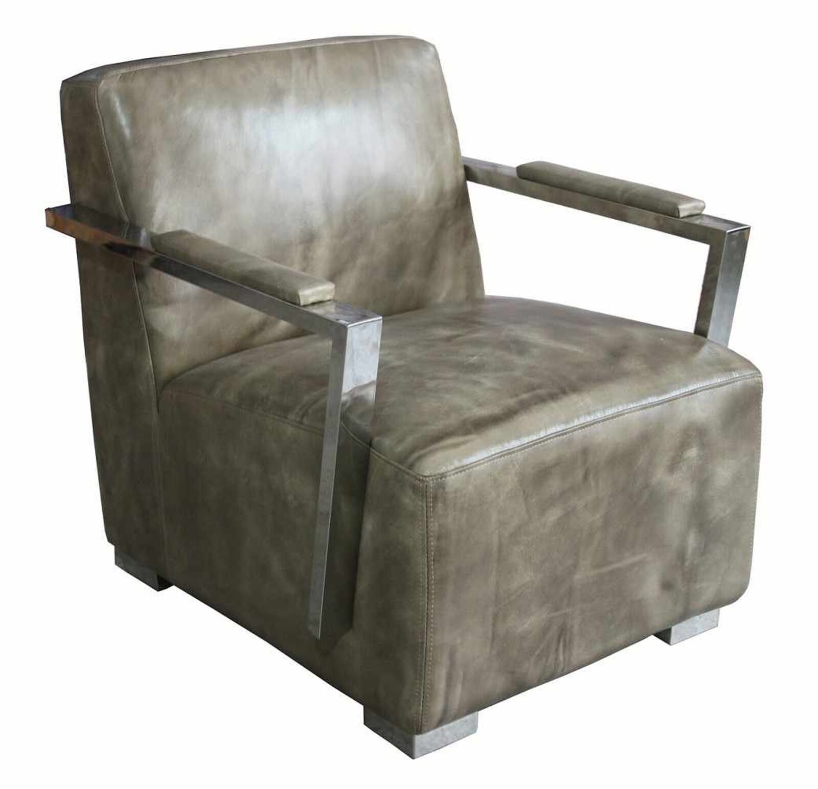 Product photograph of Havana Vintage Distressed Leather Armchair from Designer Sofas 4U