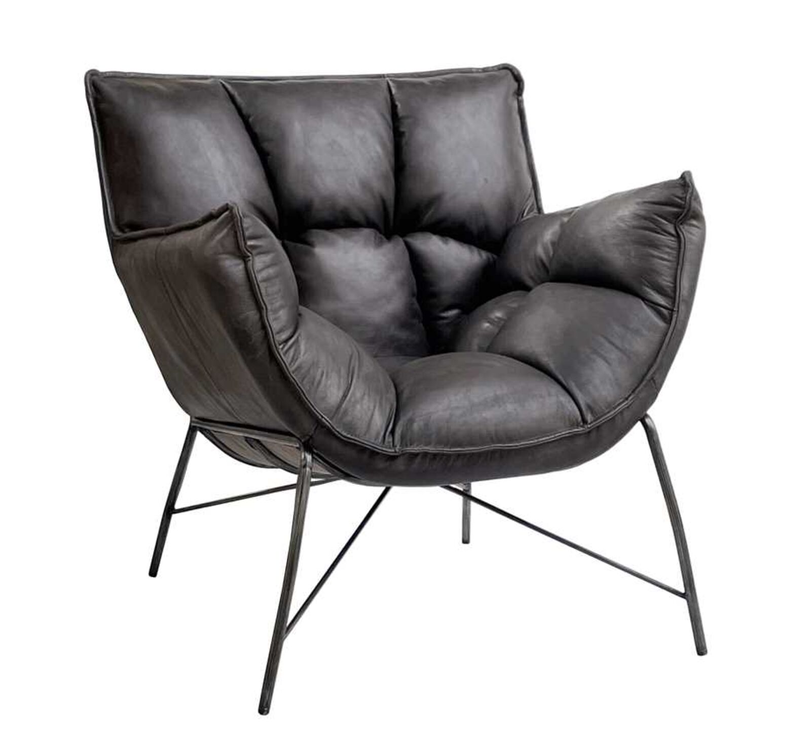 Product photograph of Howard Vintage Leather Armchair from Designer Sofas 4U