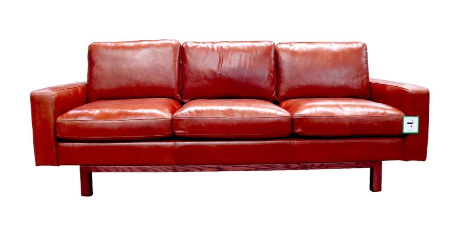 Product photograph of Madison Vintage Distressed Rouge Red Leather Sofa from Designer Sofas 4U