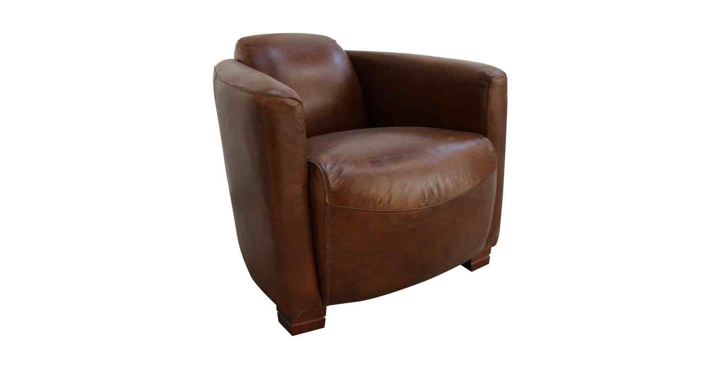 halo leather tub chair