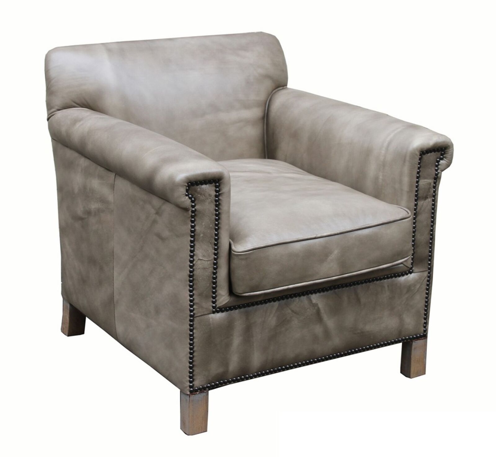 Product photograph of Melrose Vintage Leather Armchair from Designer Sofas 4U