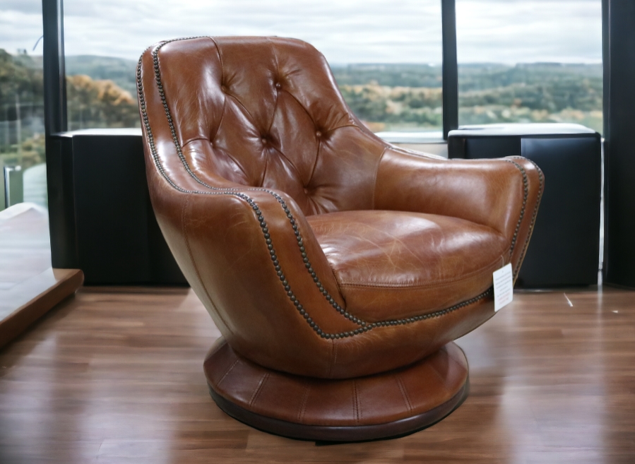 Chesterfield on sale swivel armchair