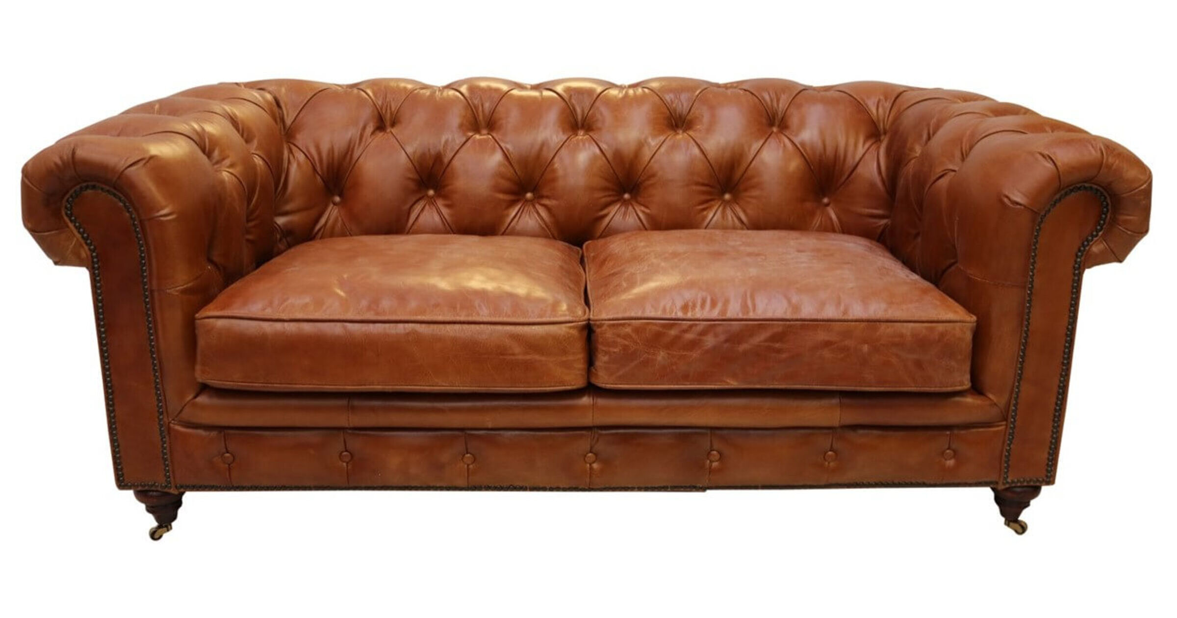 tan leather chesterfield sofa sale