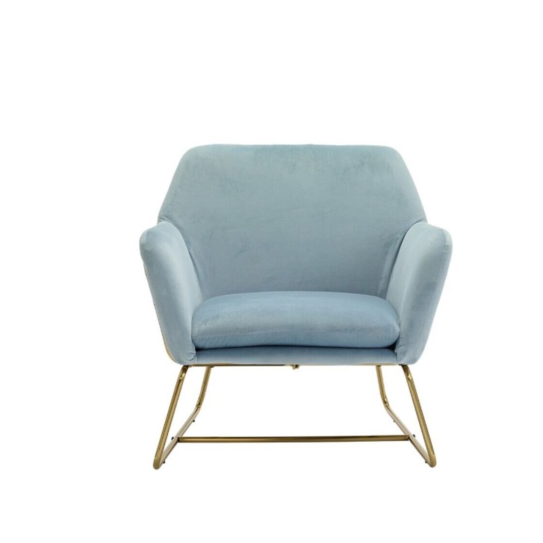 Blue and best sale gold armchair