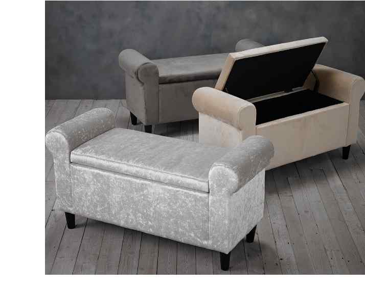 loveseat with storage ottoman