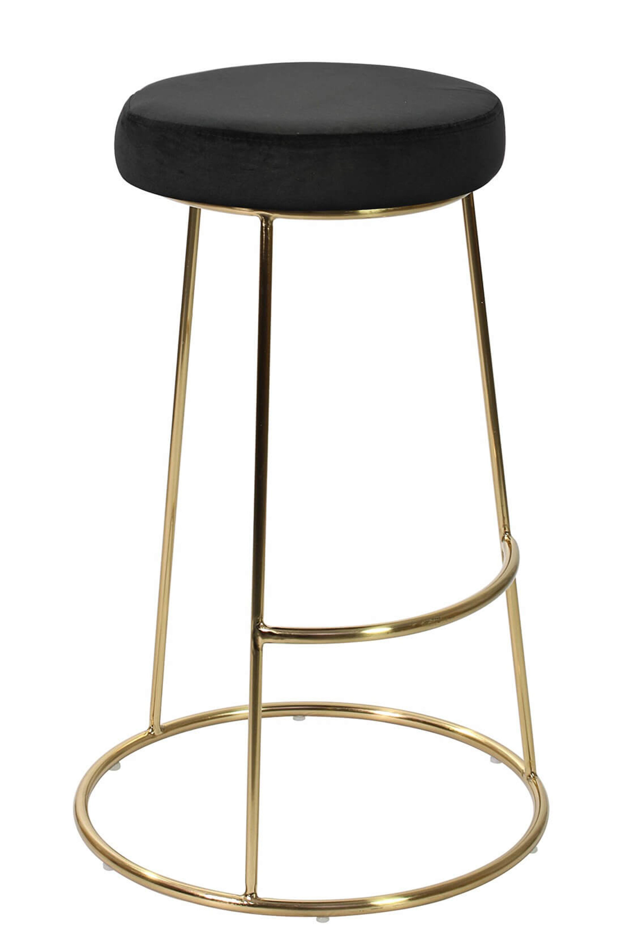 Stool with 2024 black legs