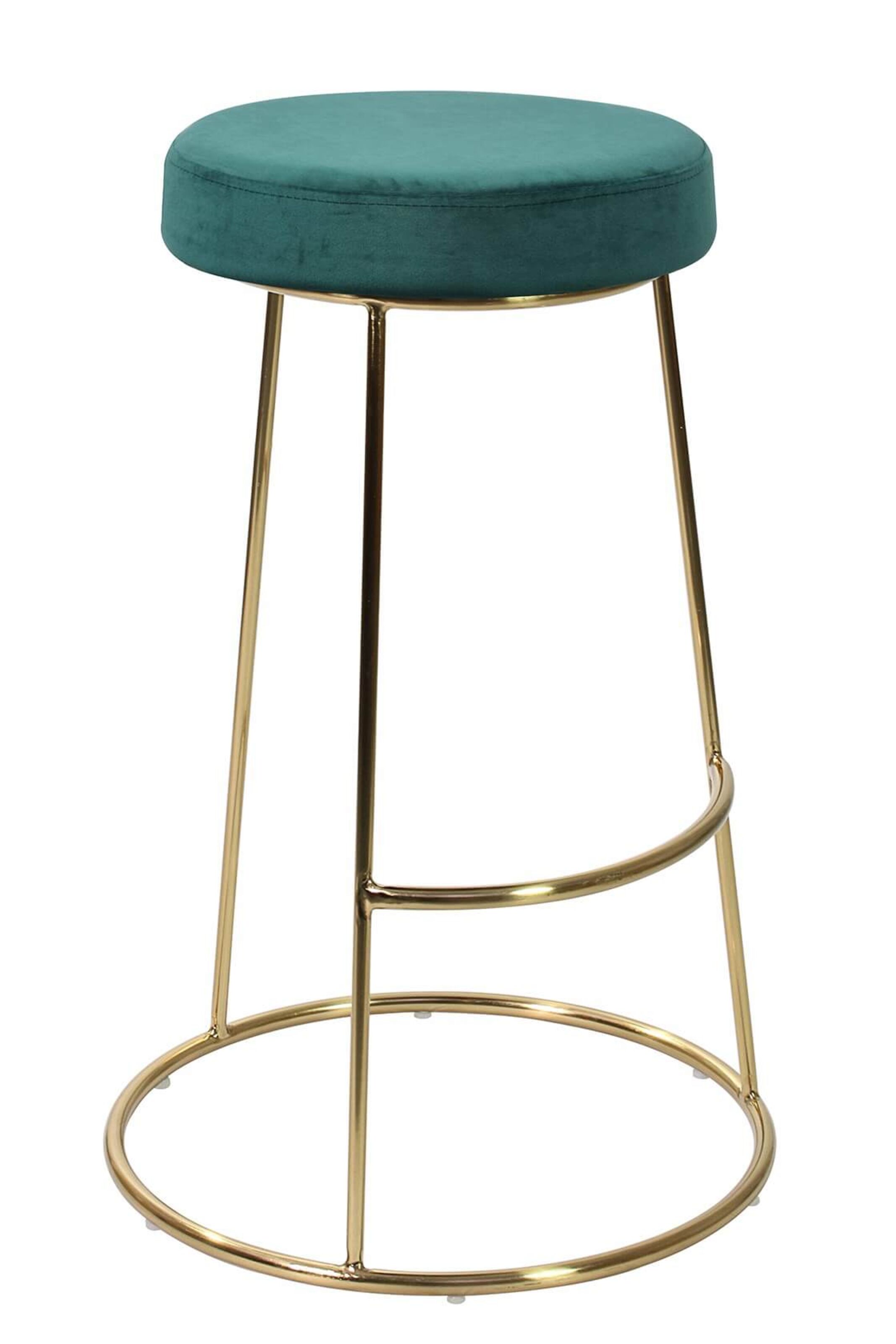 Teal and best sale gold stool