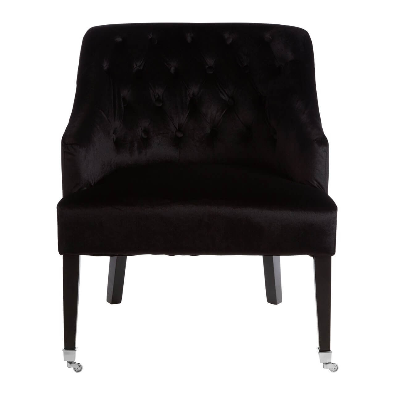 dark velvet chair