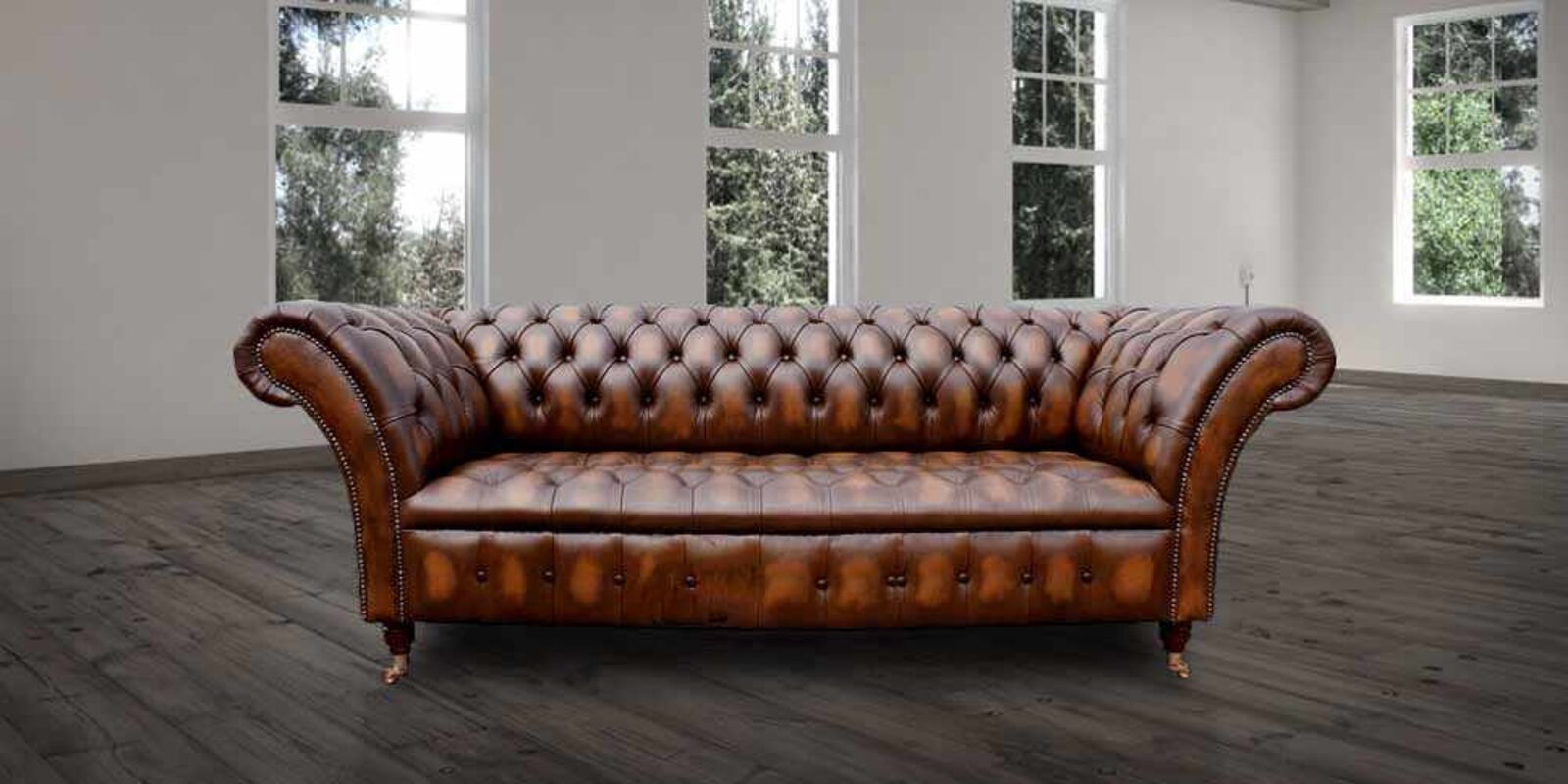 Product photograph of Chesterfield Cliveden 3 Seater Sofa Settee Button Seat Antique Amp Hellip from Designer Sofas 4U