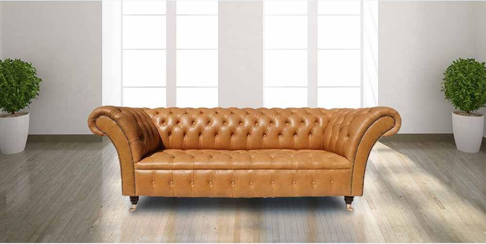 Buckskin Leather Sofa Nest