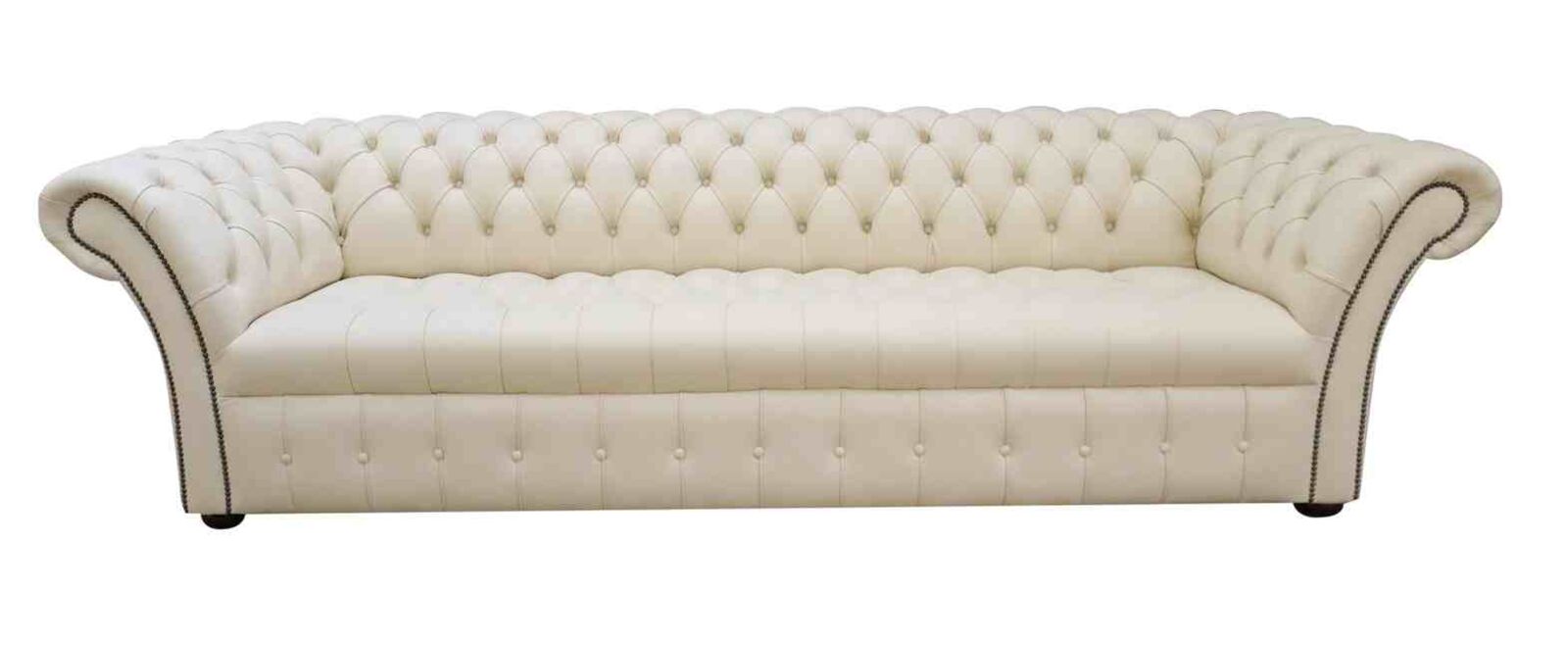 Product photograph of Chesterfield Balmoral 4 Seater Sofa Cottonseed Cream Amp Hellip from Designer Sofas 4U