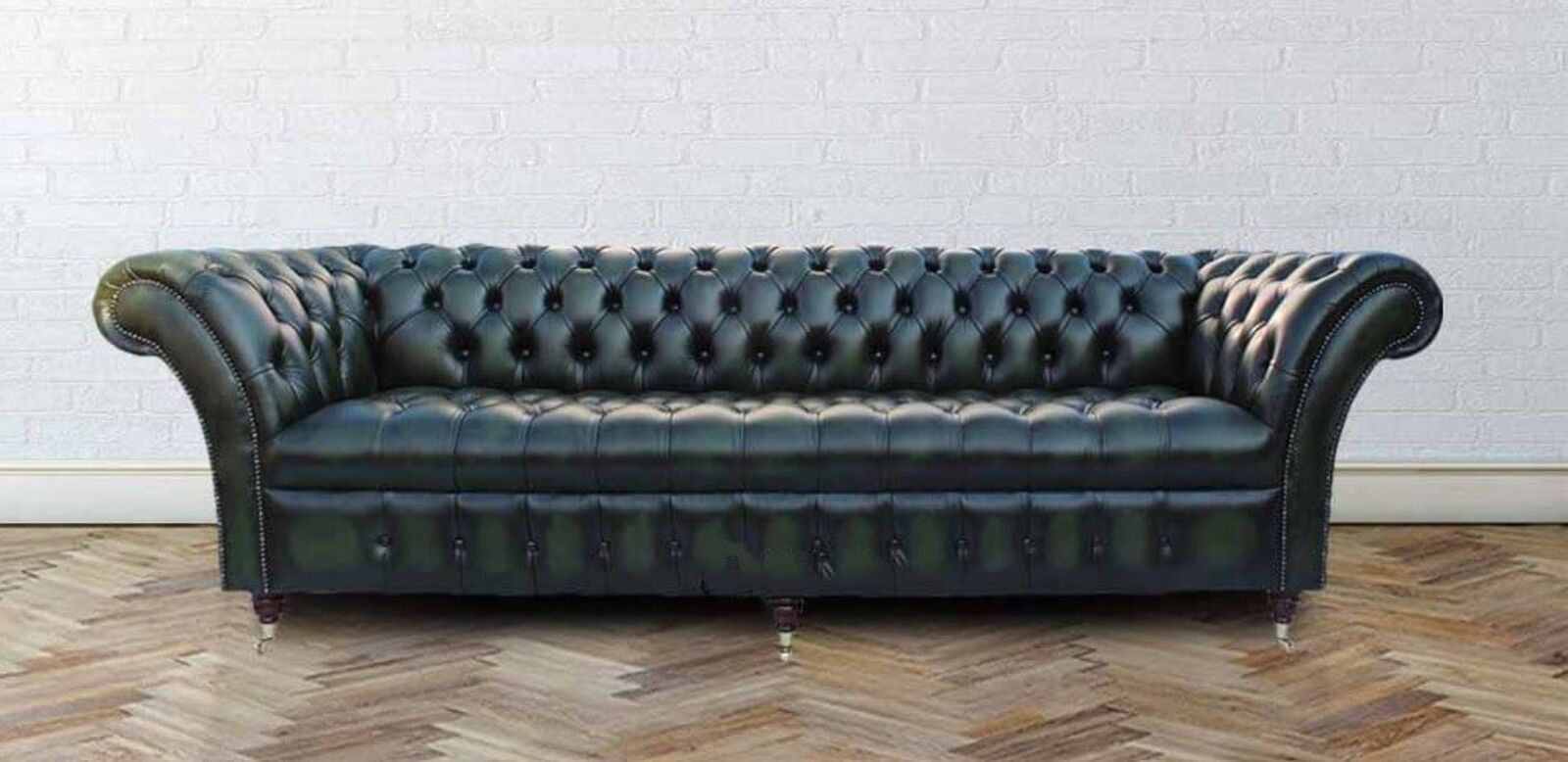 Product photograph of Chesterfield Balmoral 4 Seater Sofa Buttoned Seat Settee Amp Hellip from Designer Sofas 4U