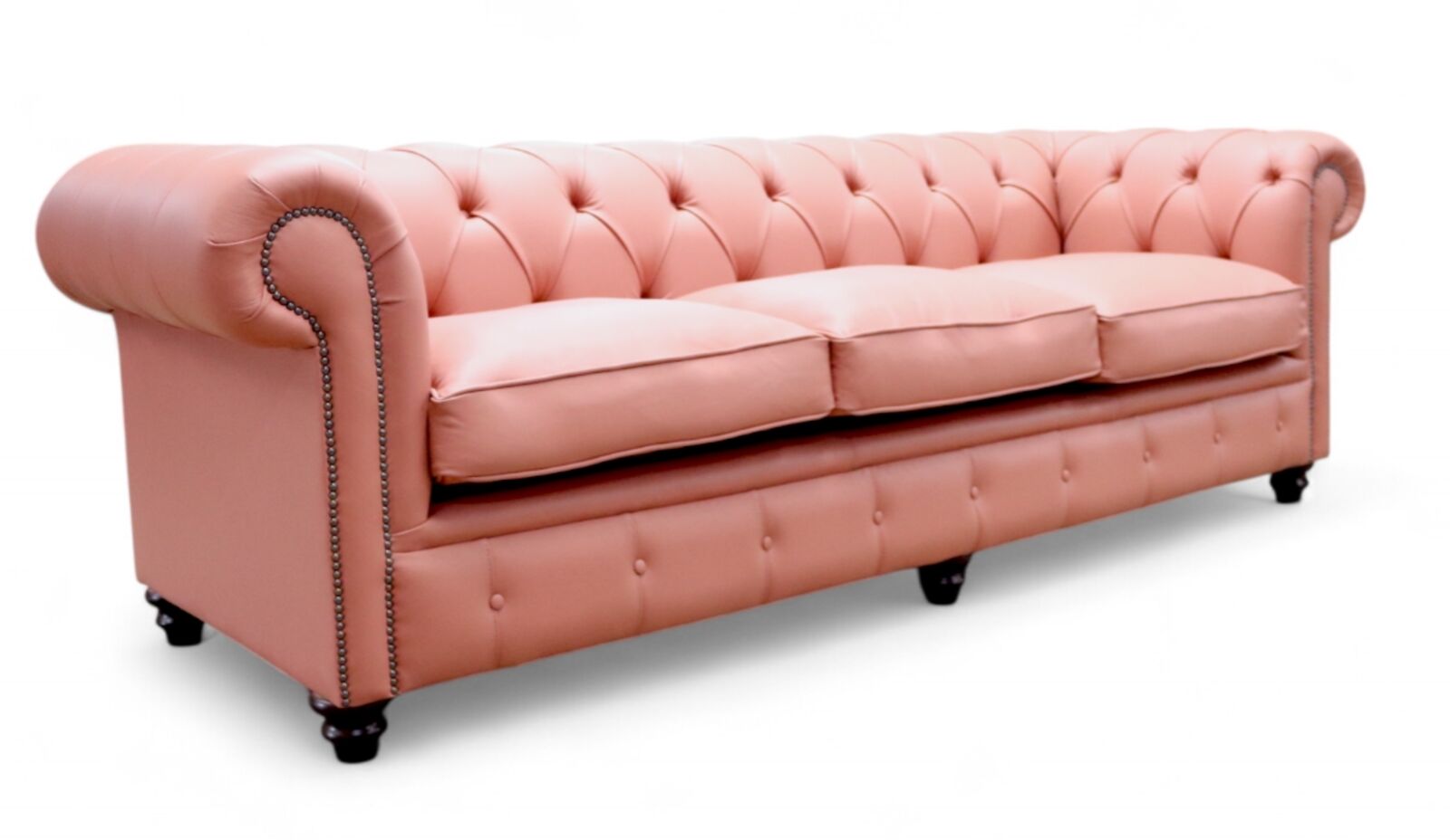 Product photograph of Duke Chesterfield 4 Seater Sofa Settee Shelly Tuscany Leather from Designer Sofas 4U