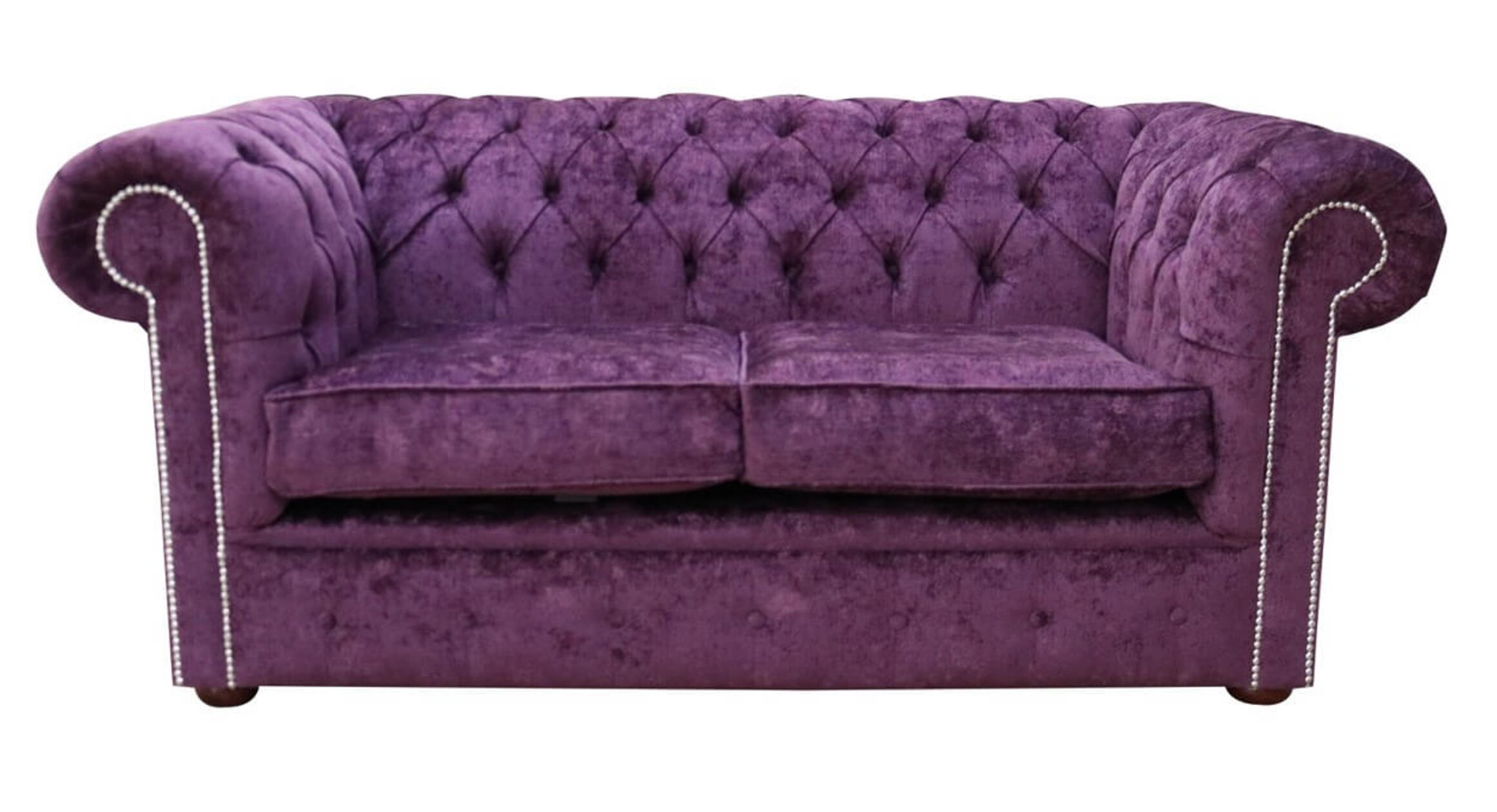 Chesterfield 2 Seater Sofa, Amethyst Purple | Stylish Design