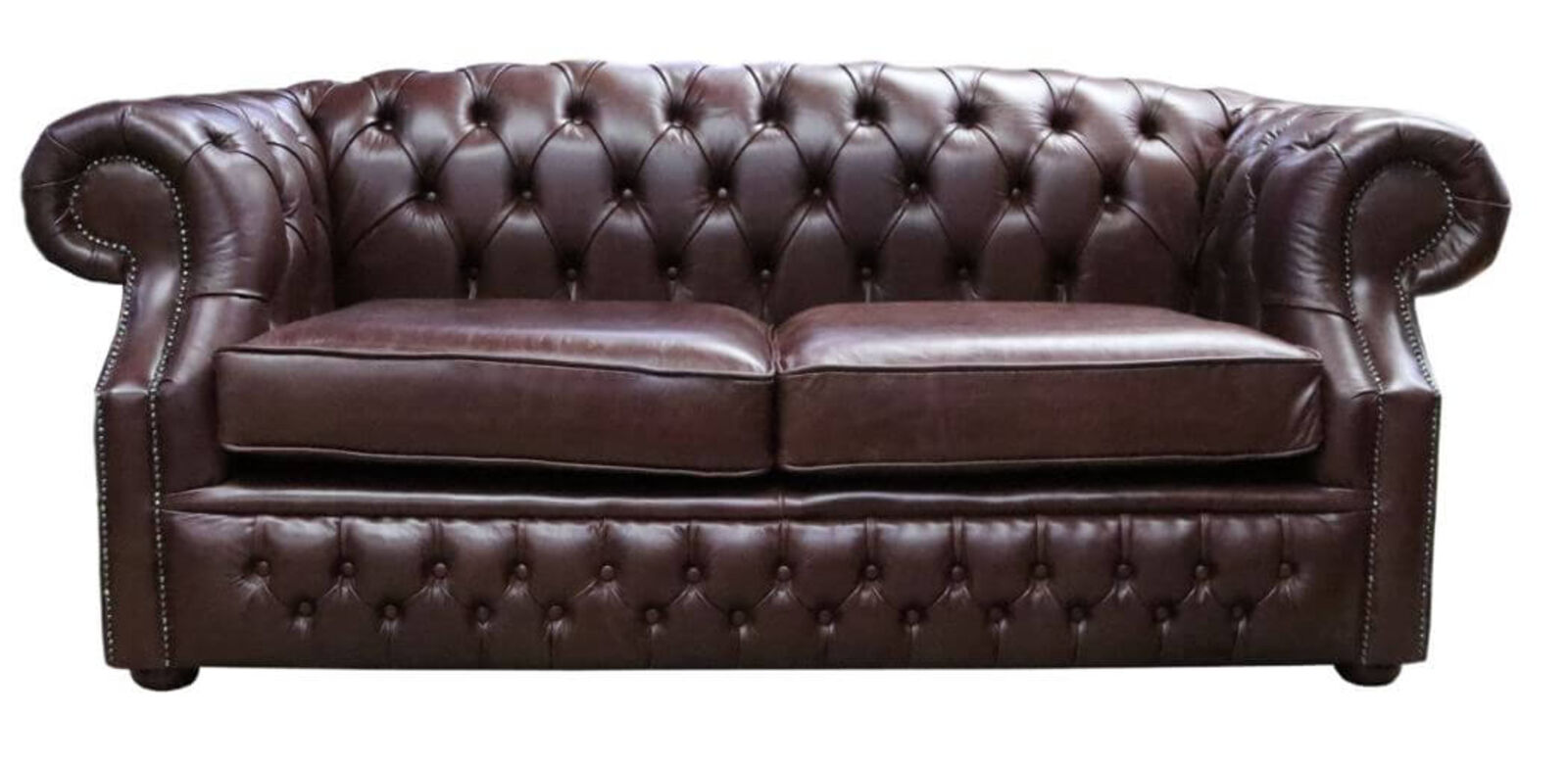 Product photograph of Chesterfield Buckingham 2 Seater Old English Dark Brown Amp Hellip from Designer Sofas 4U