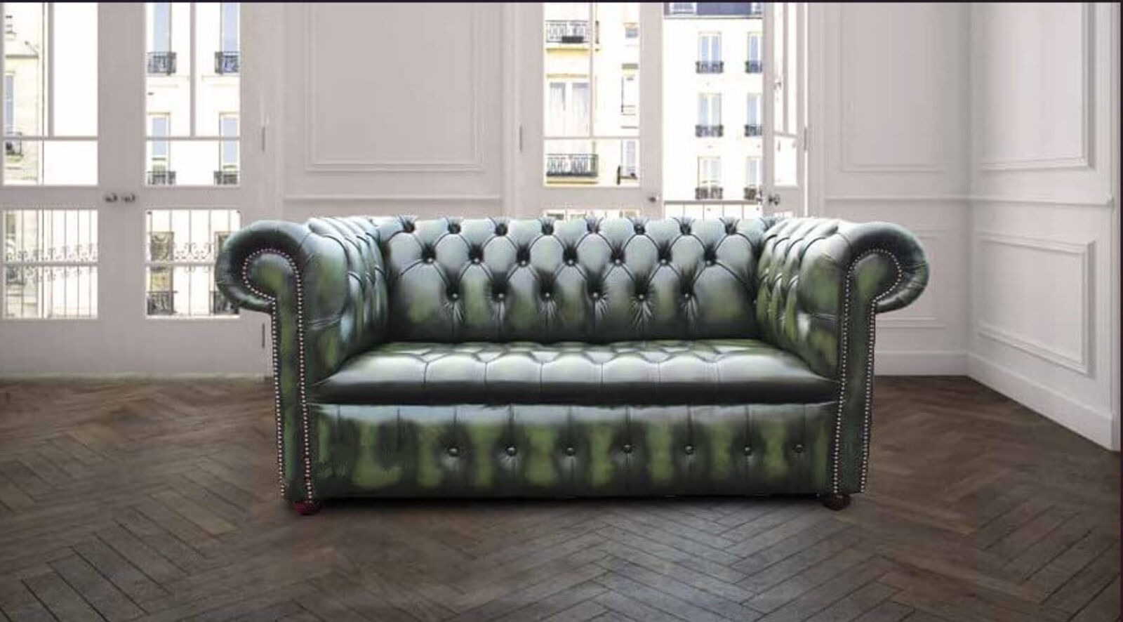 Product photograph of Chesterfield Kensington 2 Seater Settee Sofa Buttoned Seat Amp Hellip from Designer Sofas 4U