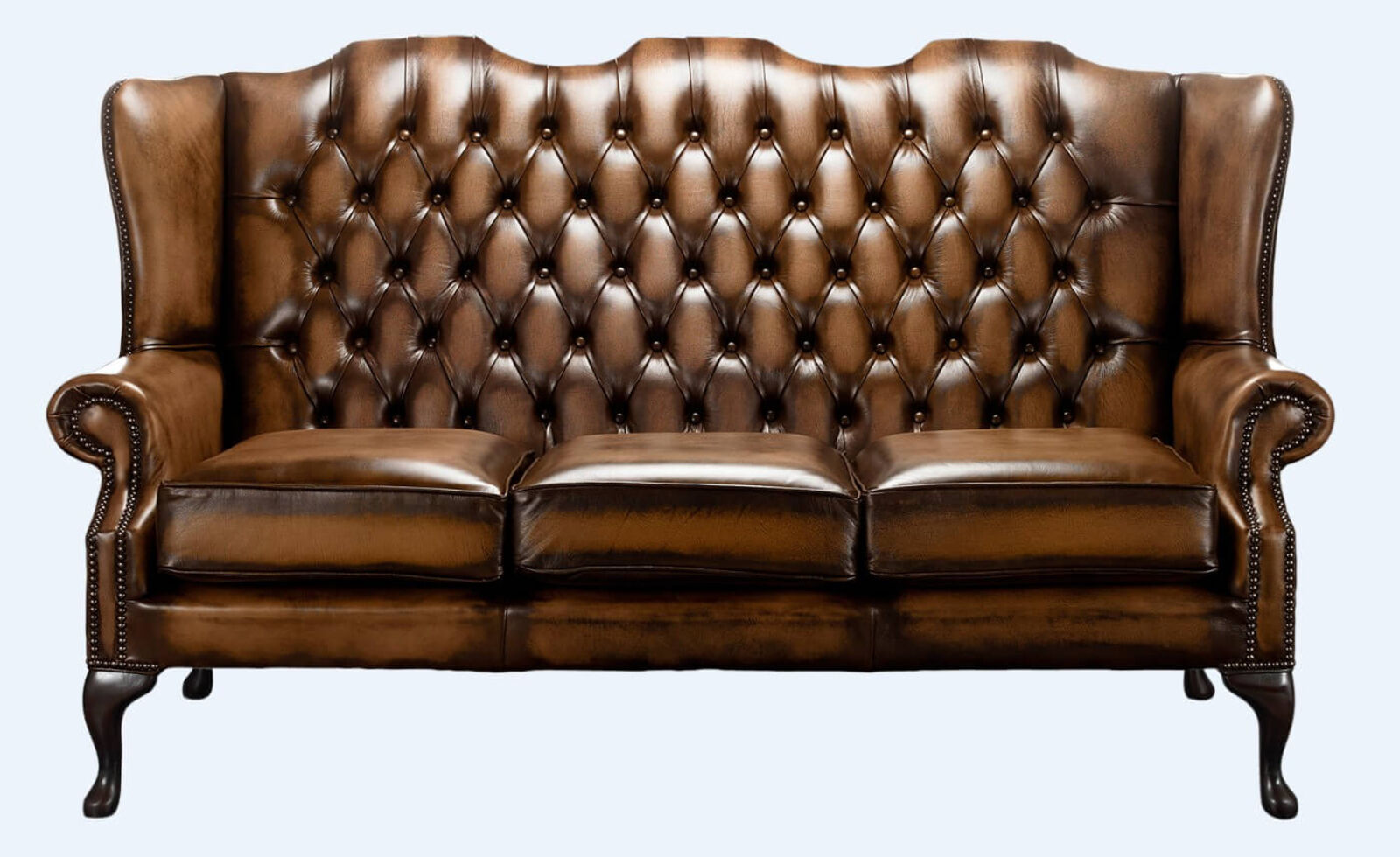 Product photograph of Chesterfield High Back Mallory 3 Seater Sofa Antique Autumn Amp Hellip from Designer Sofas 4U