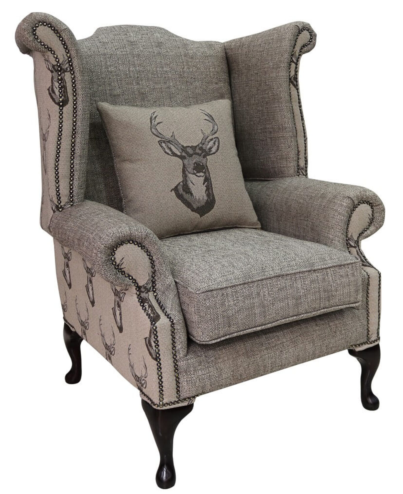 Antler stag 2024 wingback chair