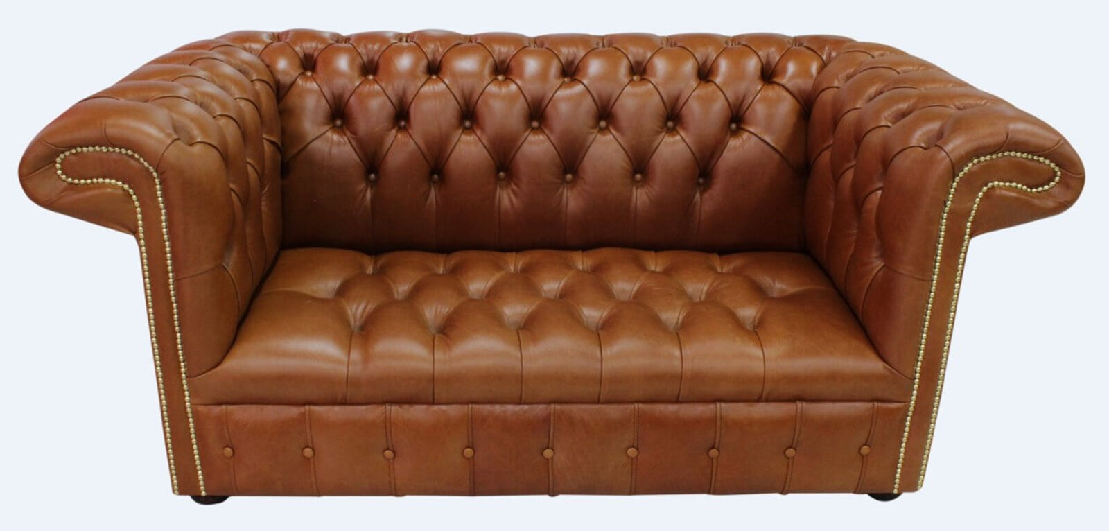 Product photograph of Chesterfield 1857 2 Seater Buttoned Seat Leather Sofa Old Amp Hellip from Designer Sofas 4U