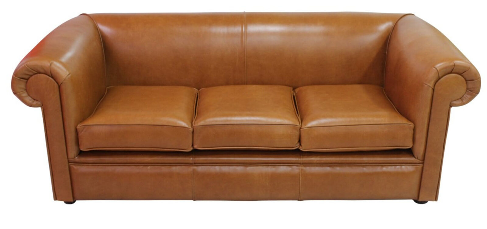 Product photograph of Chesterfield 1930 3 Seater Settee Old English Bruciatto Leather Sofa from Designer Sofas 4U